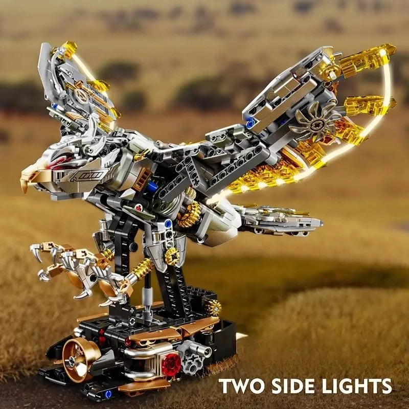 Hign-Concerned Eagle 1168 Pieces Mechanical Building Blocks