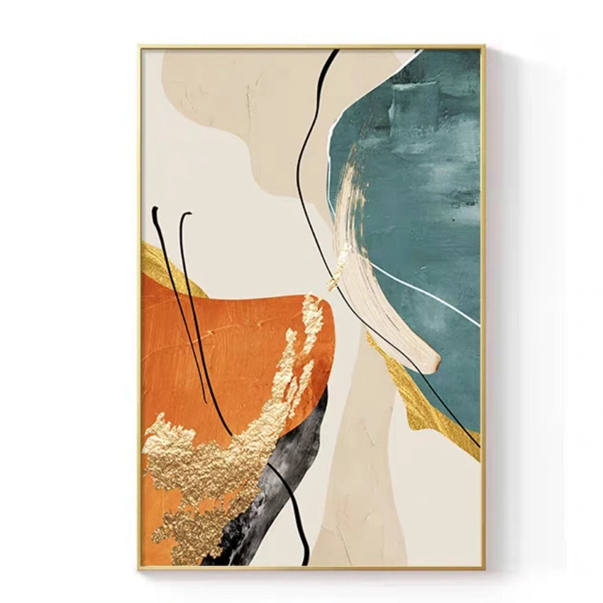 Fujian Handmade Oil Painting Canvas Abstract Wall Art