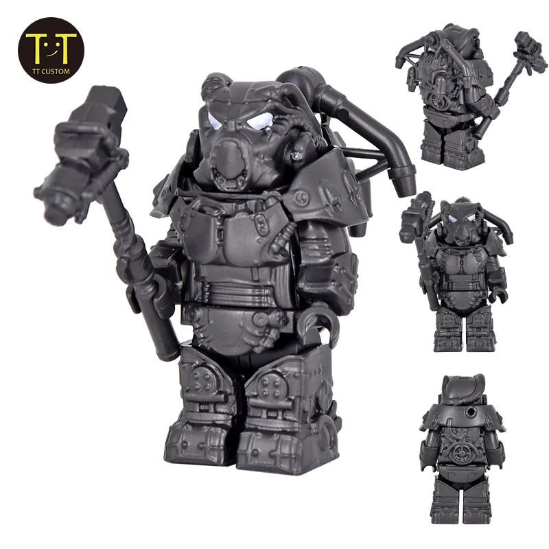 Military Soldier Mini Anime Action Figures Building Blocks