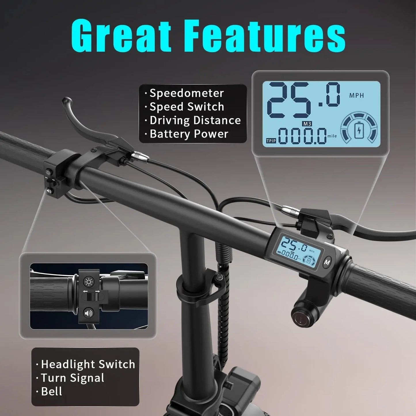 K11 Foldable Electric Scooter Trunk 650W Peak for Commuting