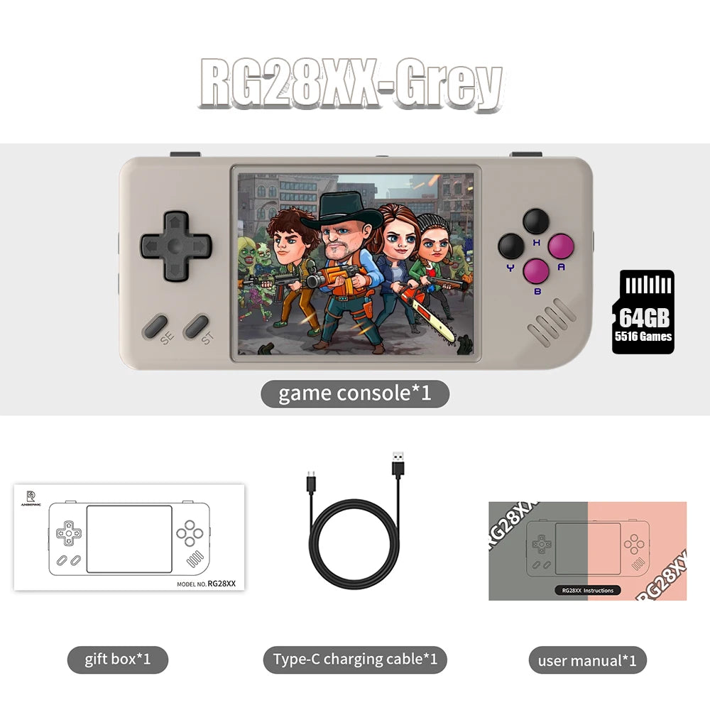 Anbernic RG28XX Handheld Game Console 64GB Preinstalled