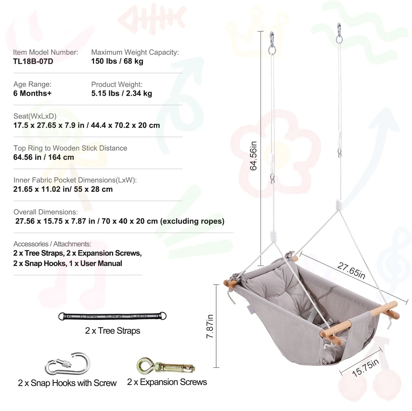SucceBuy Saucer Tree Swing 750lbs Outdoor Round Seat