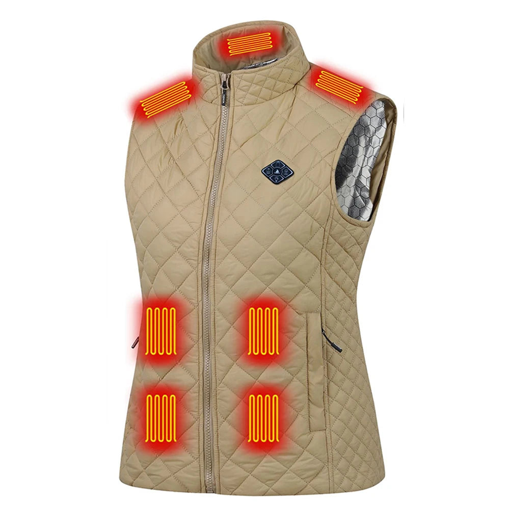 CN Guangdong USB 21 Zone Electric Heating Vest For Women