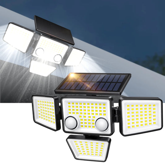 SZRSTH Solar Outdoor Lights 3000LM 188 LED Motion Sensor