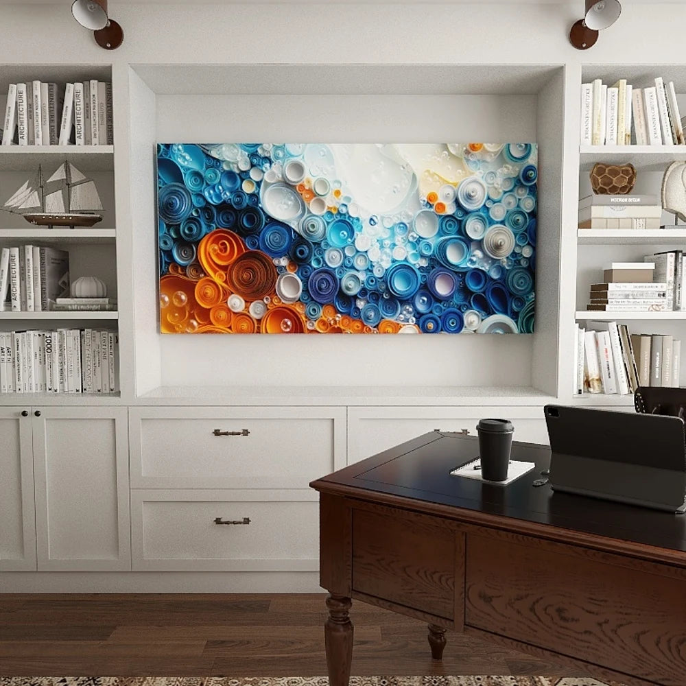 Hign Concerned Pine Solid Wood Frame Canvas Wall Art