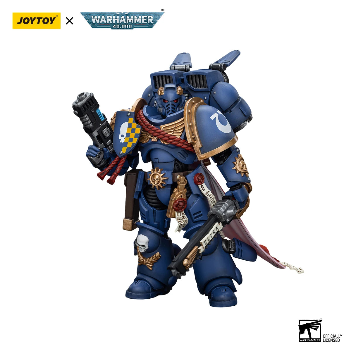 Joy Toy Warhammer 40K Ultramarines Jump Pack Captain Figure