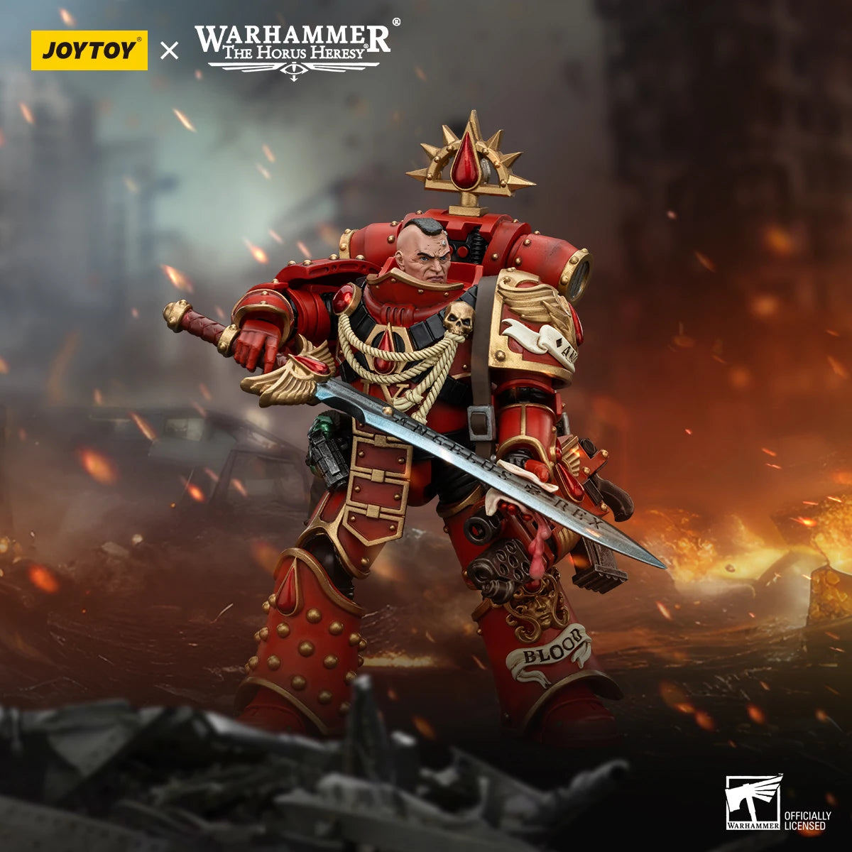 JOY TOY Warhammer 40K Blood Angels Raldoron Action Figure