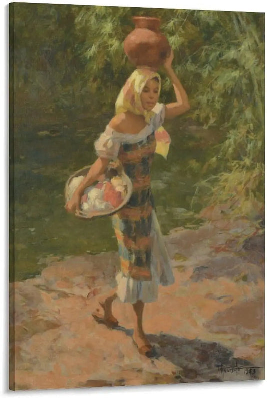 Decoration Fernando Amorsolo Filipino Canvas Wall Art Print