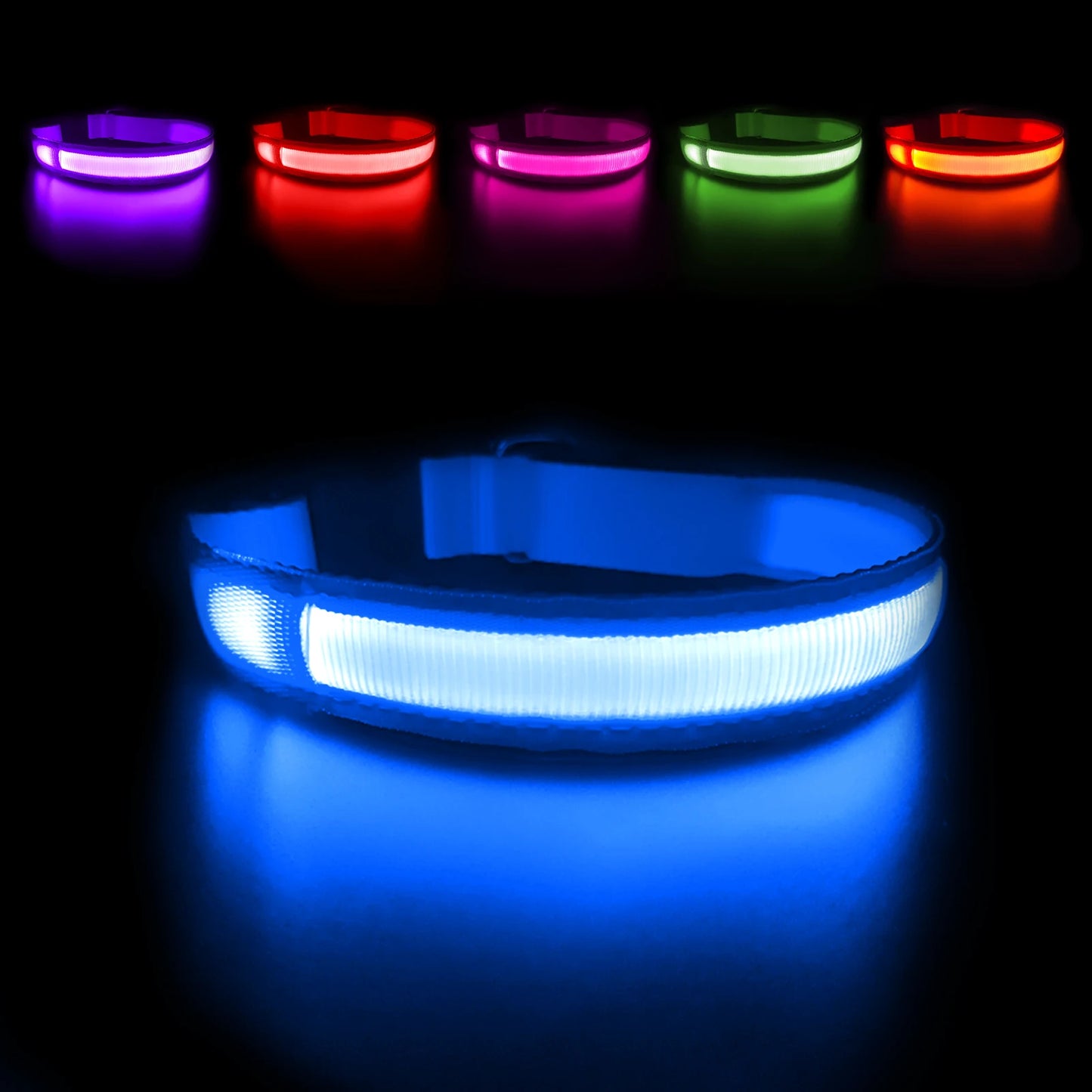 Masbrill Rechargeable Luminous Waterproof Dog Collar