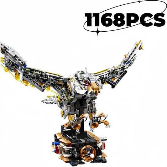 Hign-Concerned Eagle 1168 Pieces Mechanical Building Blocks