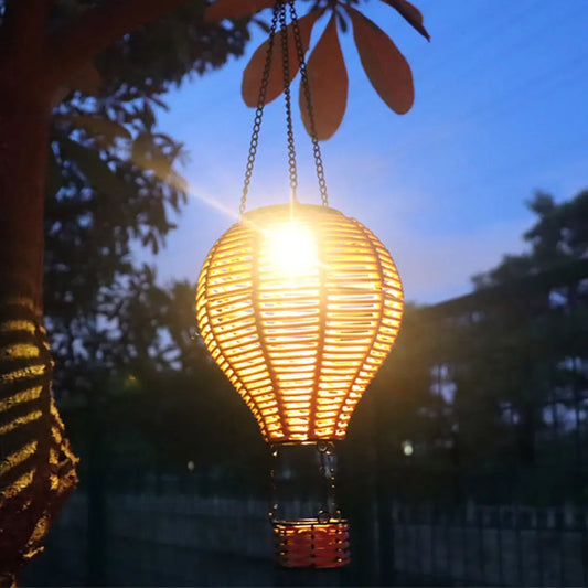 Hign-concerned Solar Hot Air Balloon Lantern Outdoor Lights