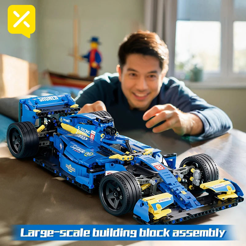 Kbox Formula Racing F1 Model Building Block Set 1161 Pieces
