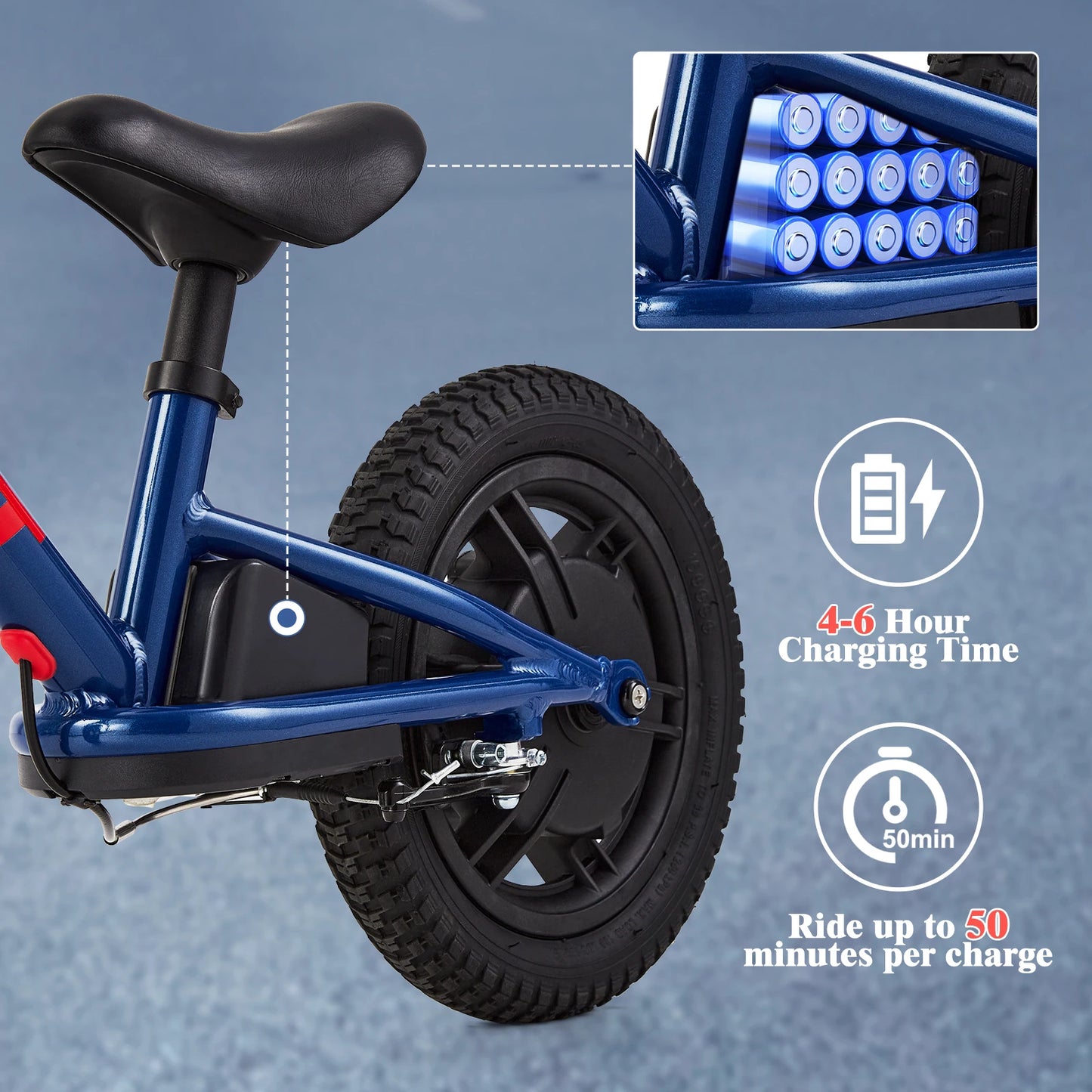 HiMISS Electric Bike For Kids Ages Three To Five