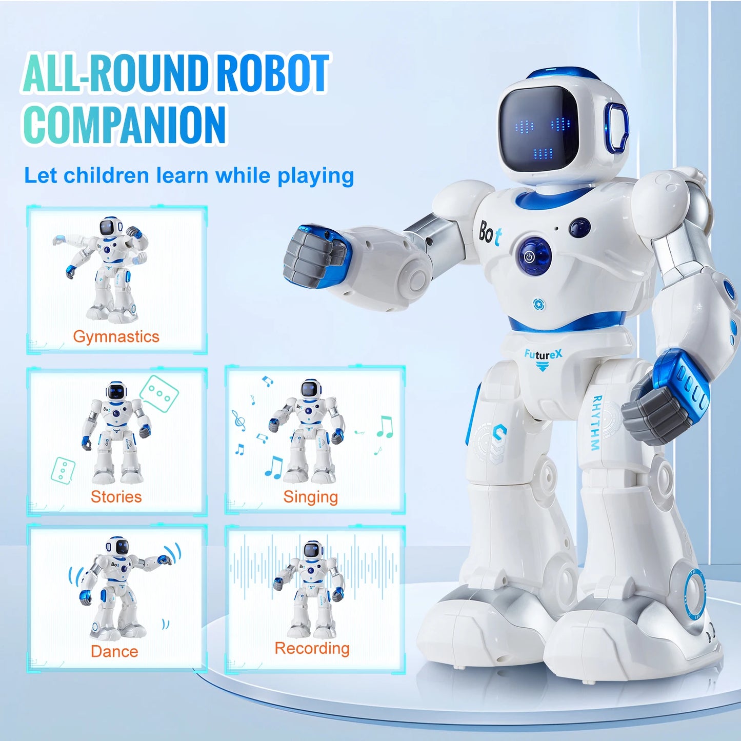 SucceBuy RC Robot For Kids Remote App Education Dancing