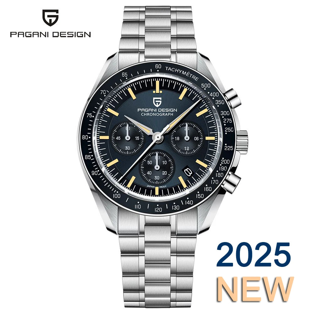 PAGANI DESIGN 1701 V5 Chronograph Quartz AR Sapphire Glass