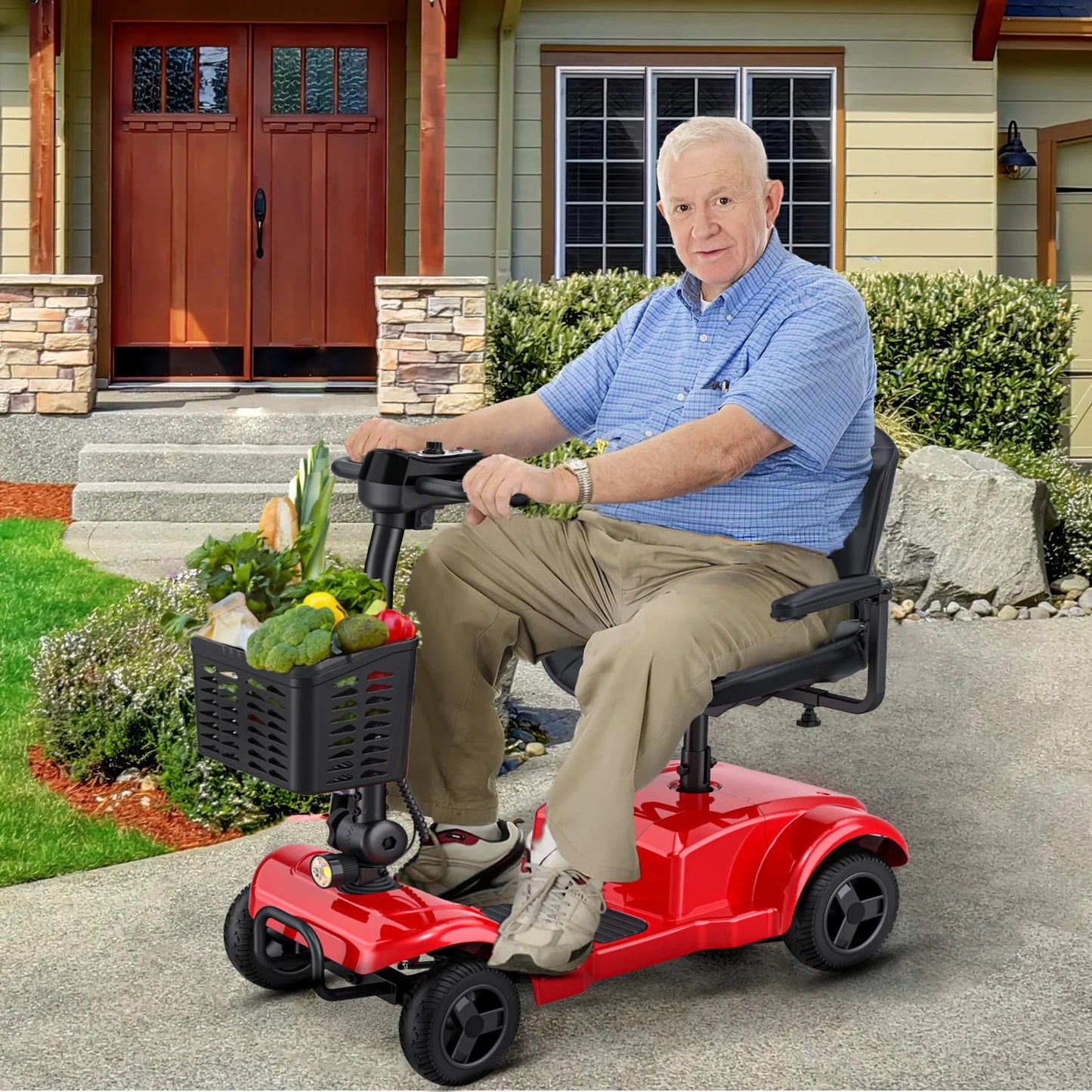 ENGWE Four Wheel Electric Scooter 250W 24V 12Ah 6.2MPH