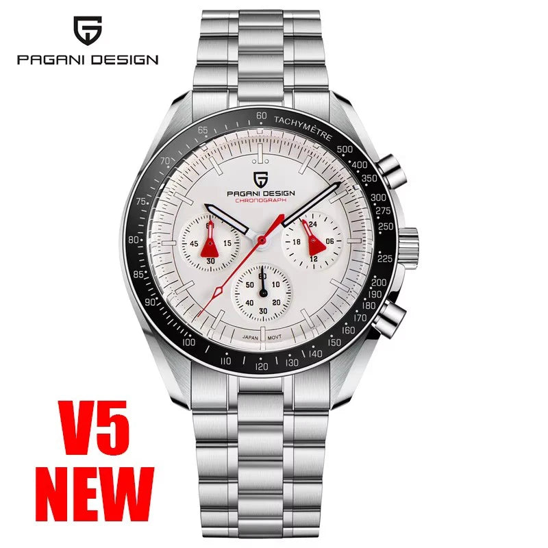 PAGANI DESIGN V5 Moon Chronograph Quartz Watch For Men