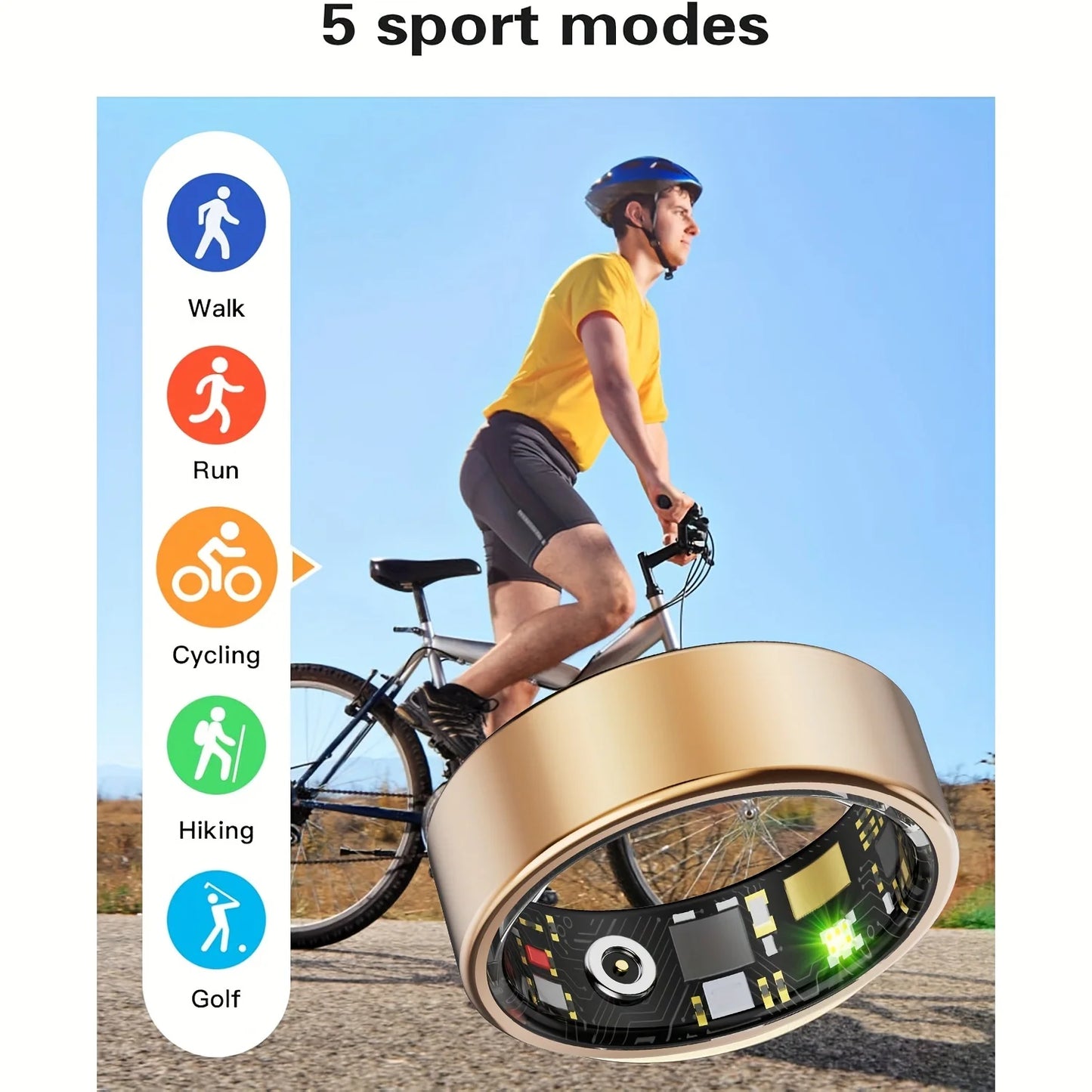 Smart Ring Sleep Tracking and Motion Monitoring Technology