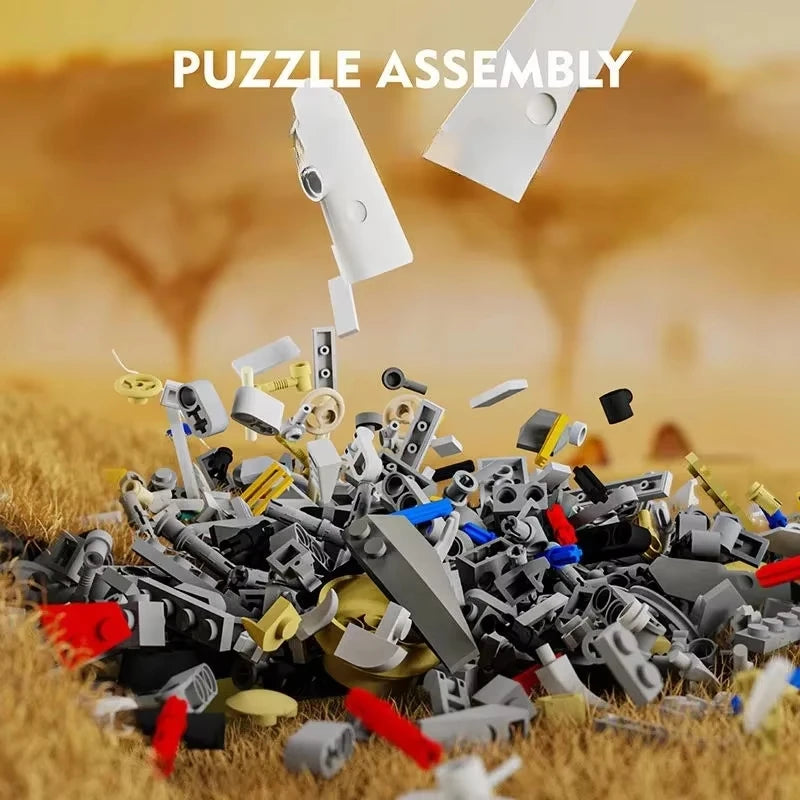 Hign-Concerned Eagle 1168 Pieces Mechanical Building Blocks