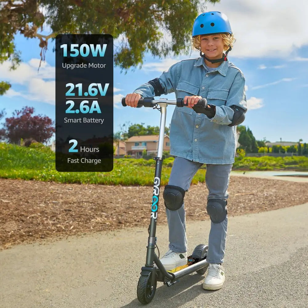 GYROOR H30 Max Kids Electric Scooter With LED Display