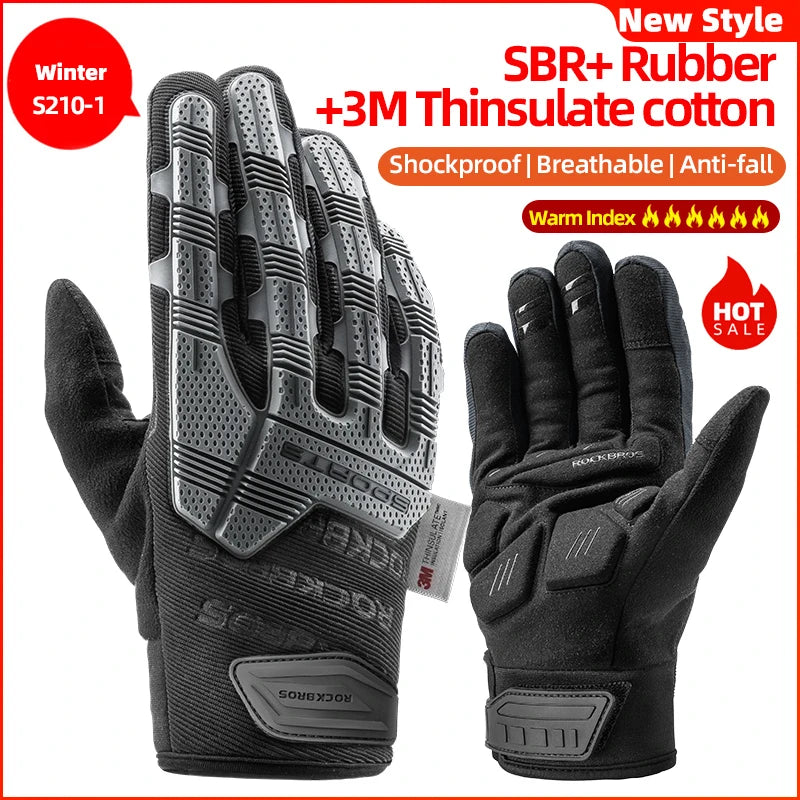 RockBros Cycling Gloves Tactical Gel Pad Shockproof