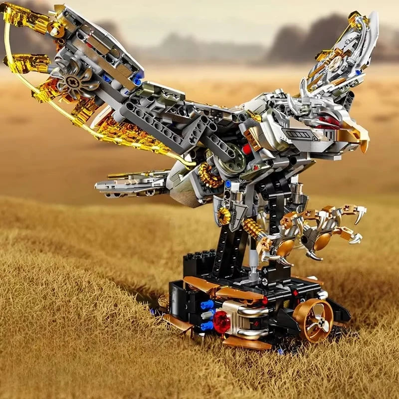 Hign-Concerned Eagle 1168 Pieces Mechanical Building Blocks
