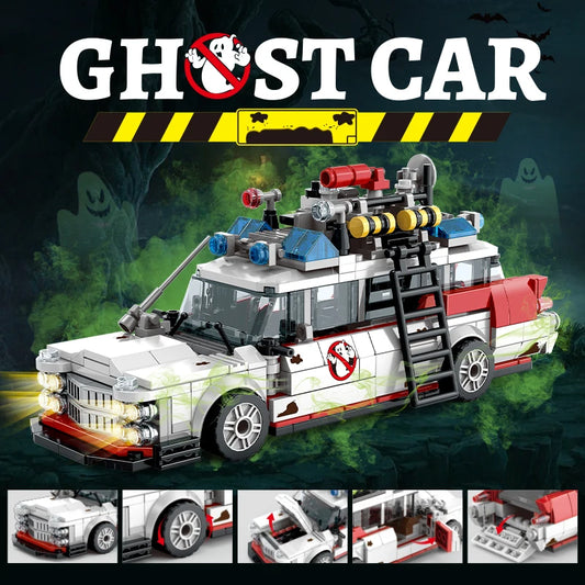 Hignconcerned Ghostbusters ECTO1 Building Block Model Toy