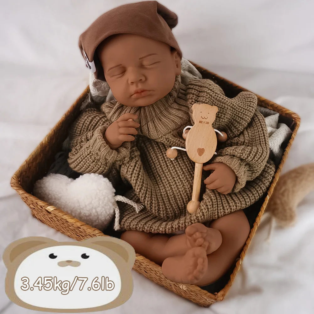 Ultra Realistic Silicone Reborn Baby Doll With Sleeping Eyes