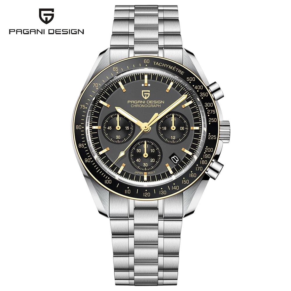 PAGANI DESIGN 1701 V5 Chronograph Quartz AR Sapphire Glass