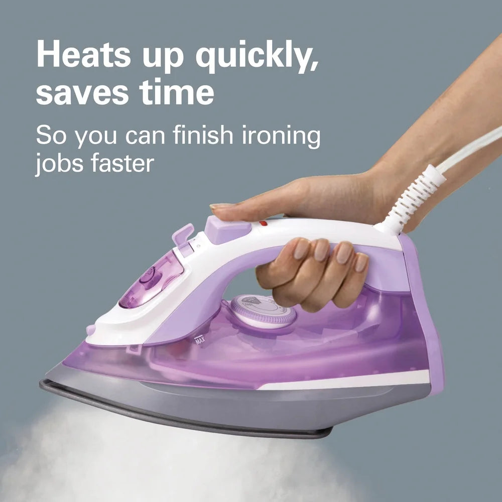 XMSJ Steam Iron With Nonstick Soleplate And Auto Water Tank