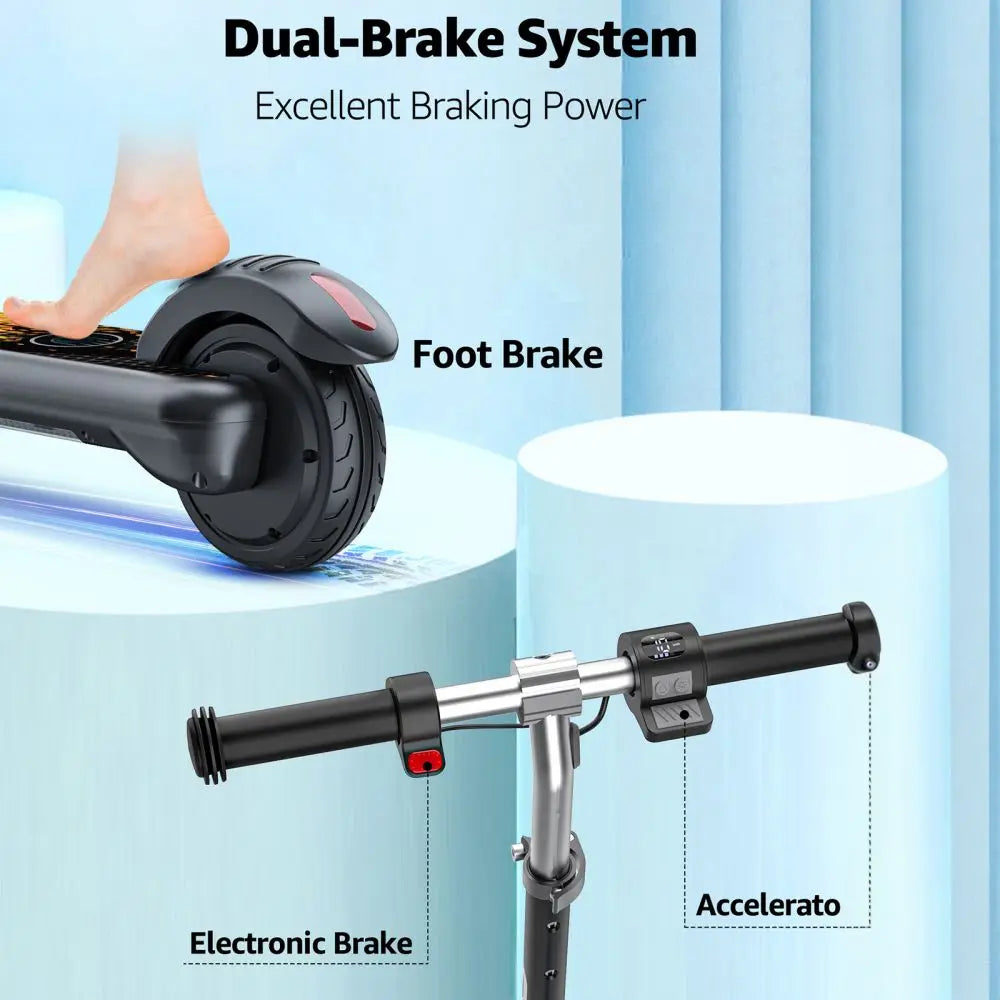 GYROOR H30 Max Kids Electric Scooter With LED Display