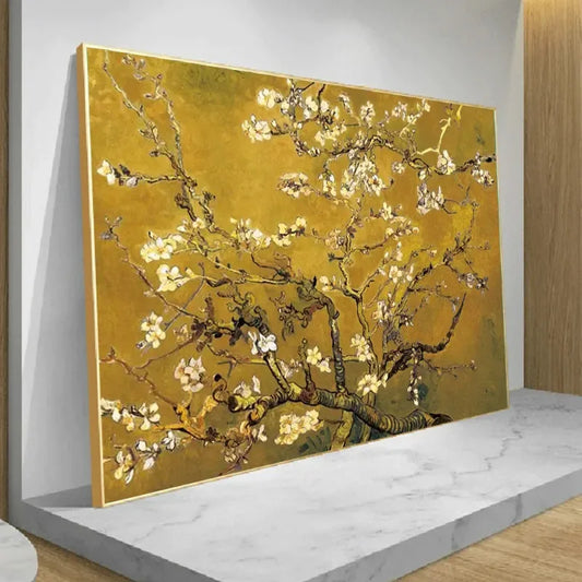Van Gogh Almond Blossom Oil Painting Canvas Print Form