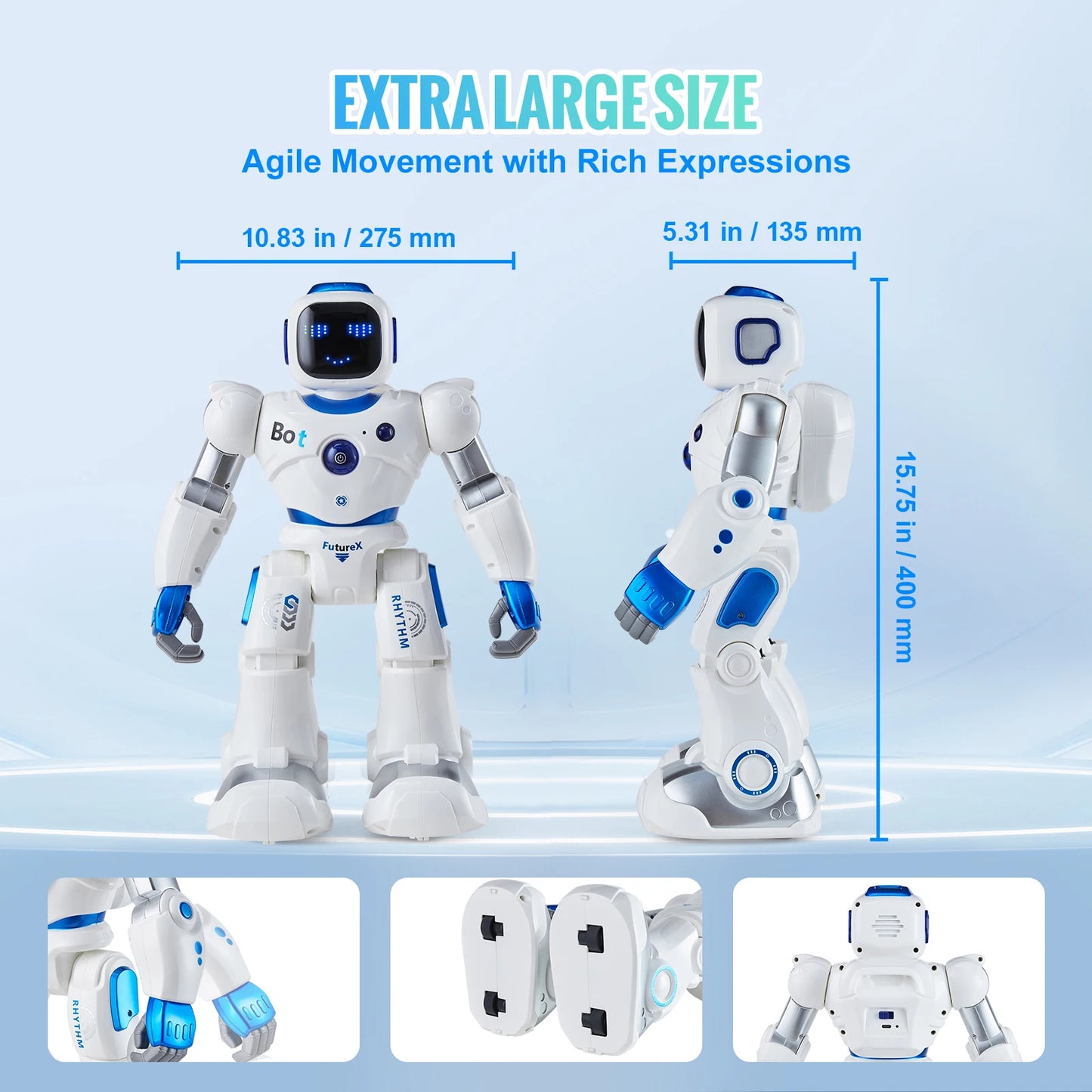 SucceBuy RC Robot For Kids Remote App Education Dancing
