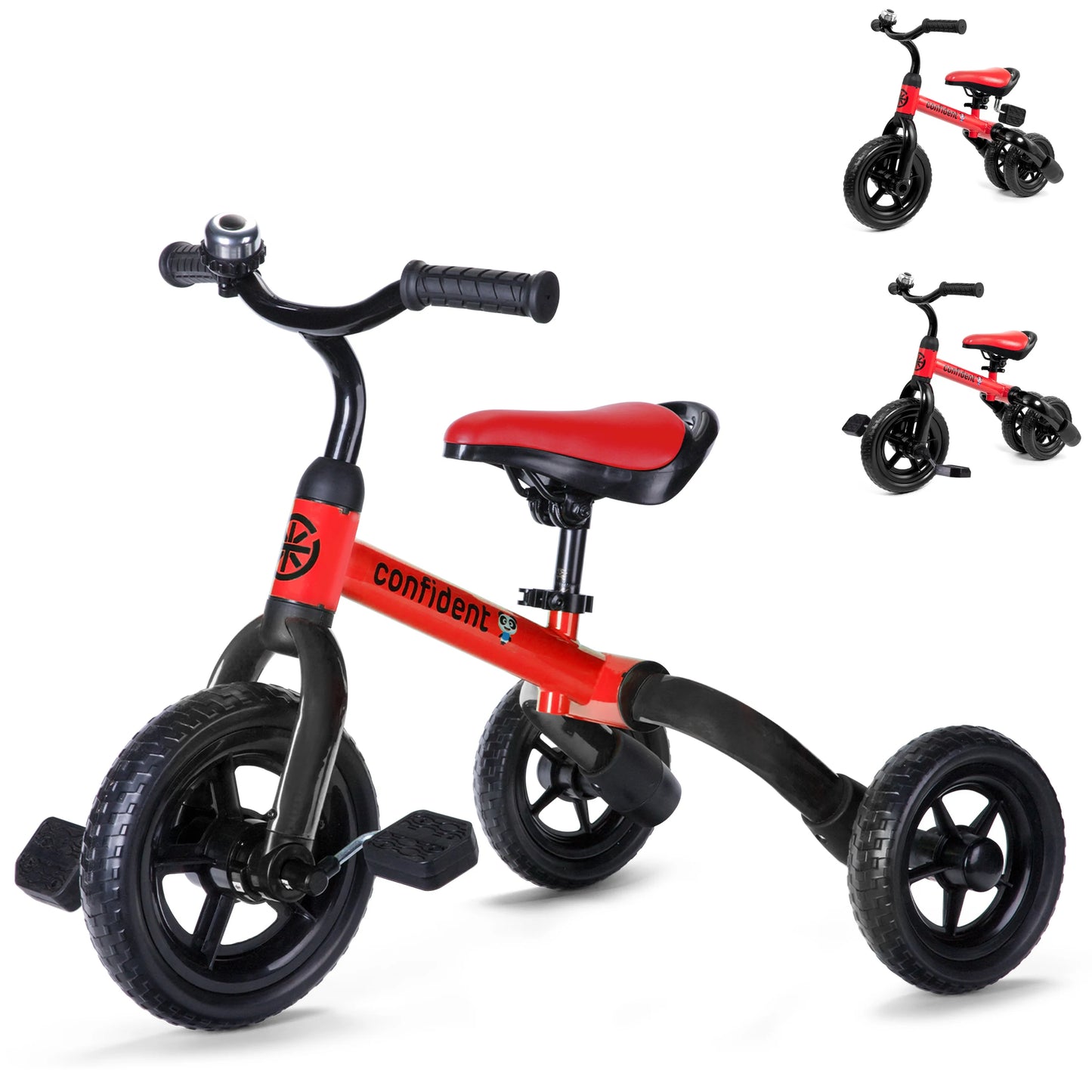 LZDMY Toddlers Tricycle Three In One Ride On Trike