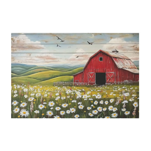 BotanicalCanvas Unframed Landscape Canvas Wall Art Decor