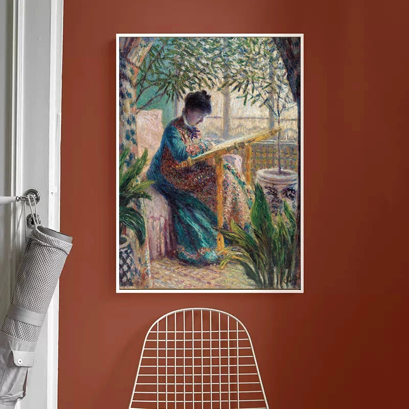 Zhejiang Claude Monet Romantic Canvas Art For Home Decor