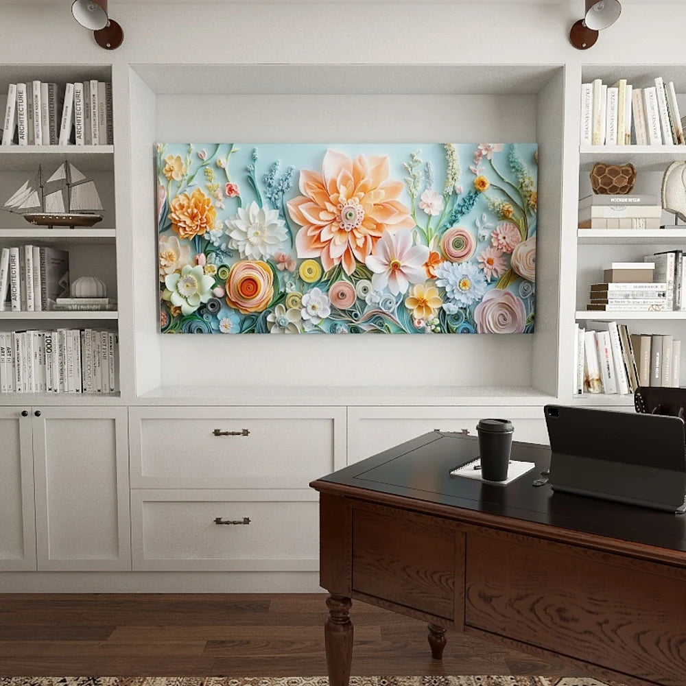 Hign Concerned Pine Solid Wood Frame Canvas Wall Art