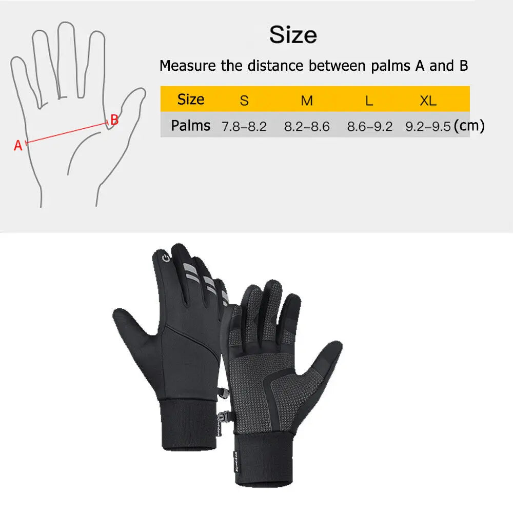 Winter Thermal Cycling Gloves Windproof Nonslip Touchscreen