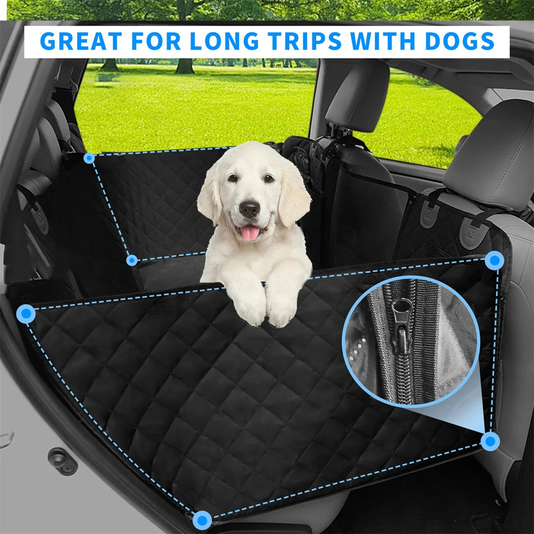 Waterproof Dog Car Seat Extender Hammock Back Seat Guard