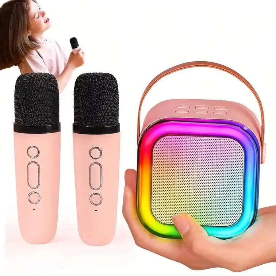Colorful Lights K12 Karaoke Machine Portable Bluetooth