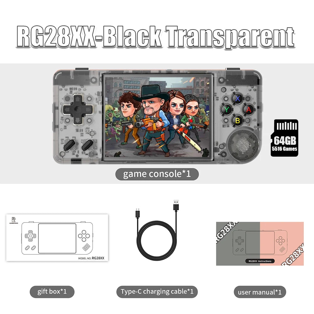 Anbernic RG28XX Handheld Game Console 64GB Preinstalled