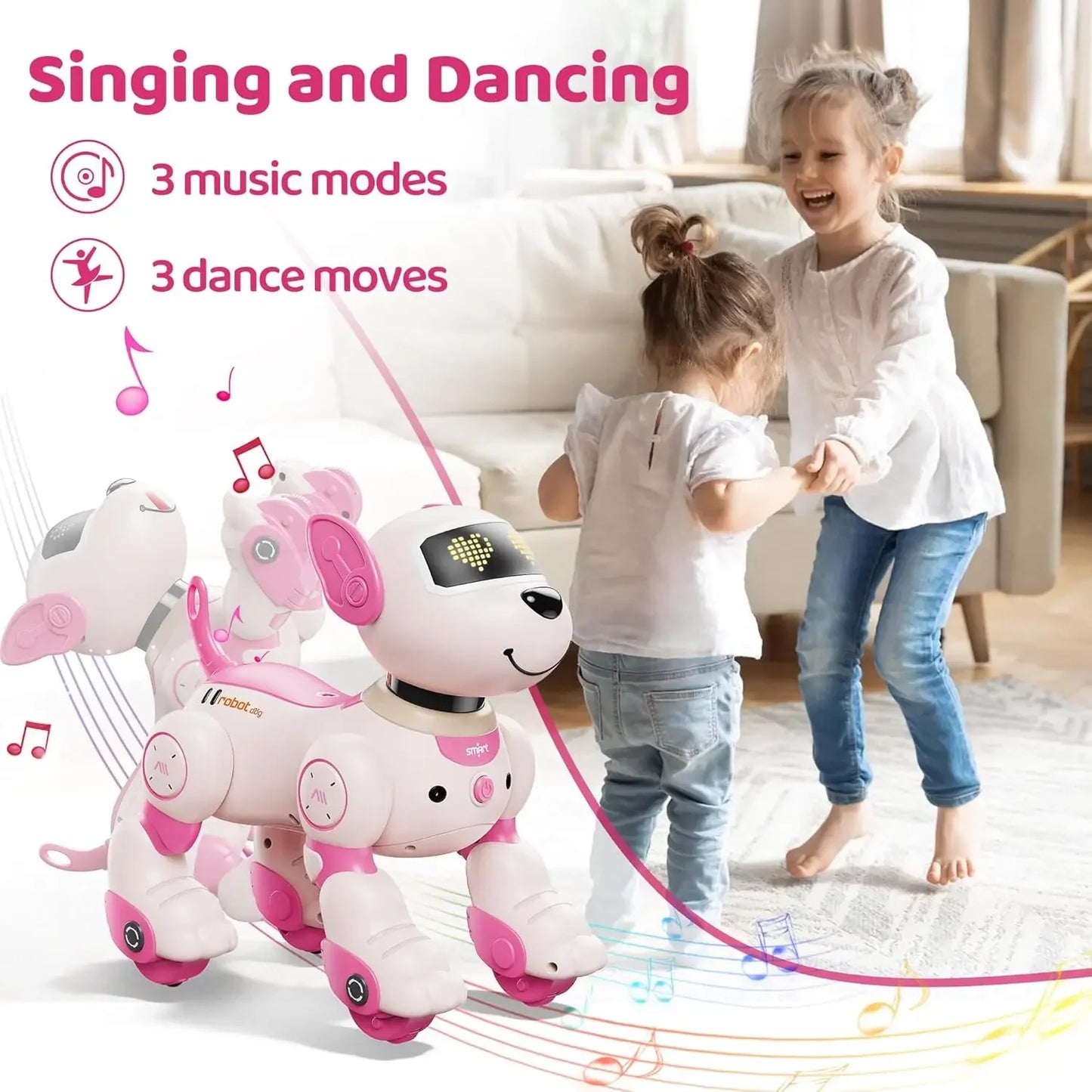 CONUSEA Rc Puppy Intelligent Robot Dog Toy Remote Control
