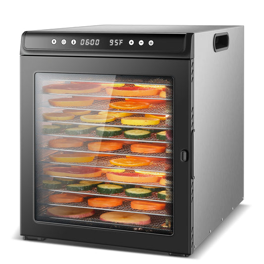 SNDOAS Food Dehydrator 1300W 360 Degree Drying ETL Safe