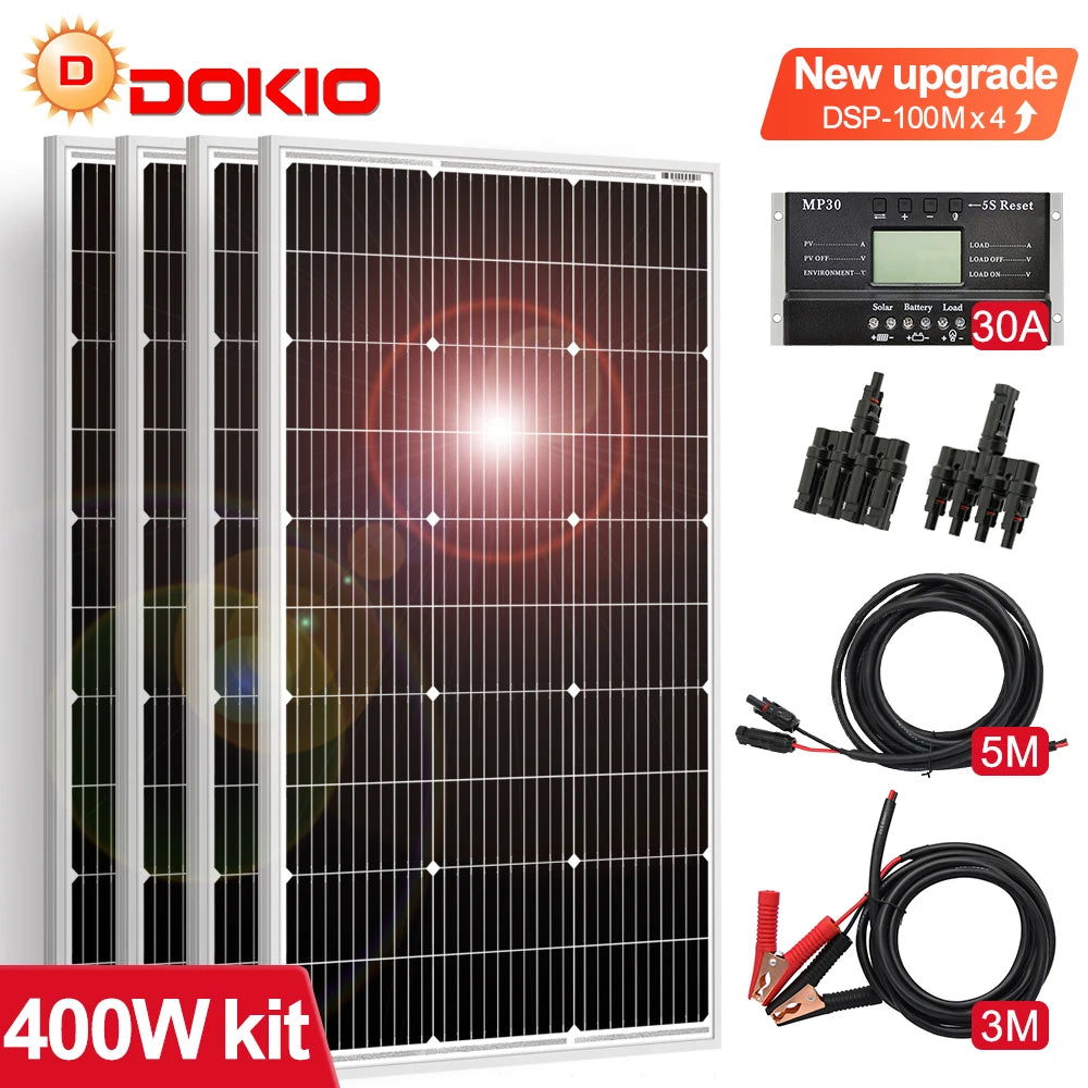Dokio 18V 100W Solar Panel Controller Waterproof Outdoor