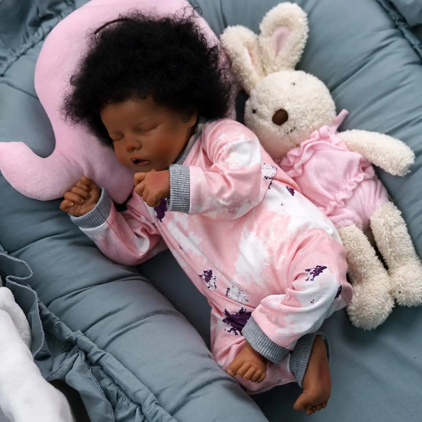 BabesideCN Lifelike Reborn Baby Dolls African American