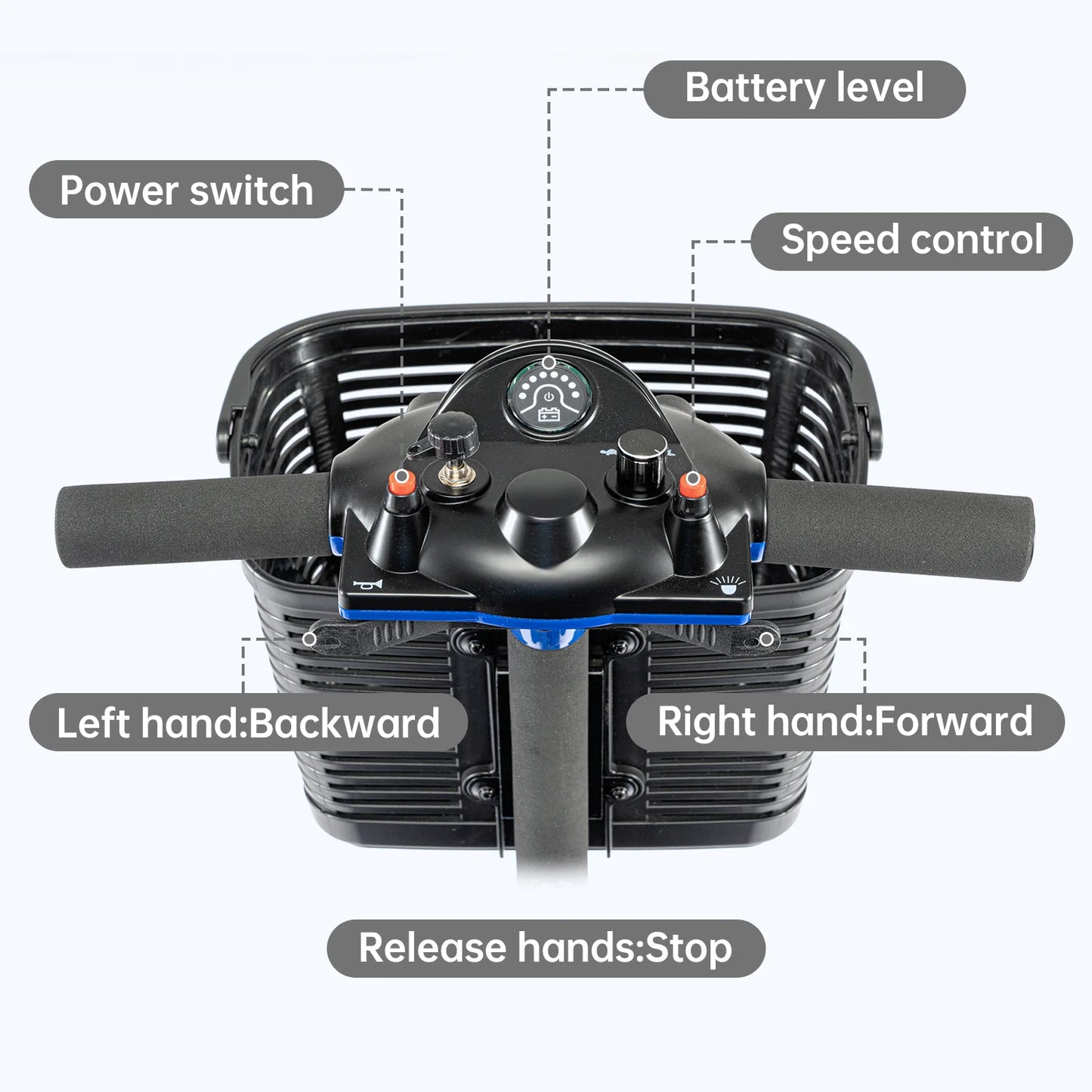Origin Electric Mobility Scooter 3 Wheel Portable Foldable