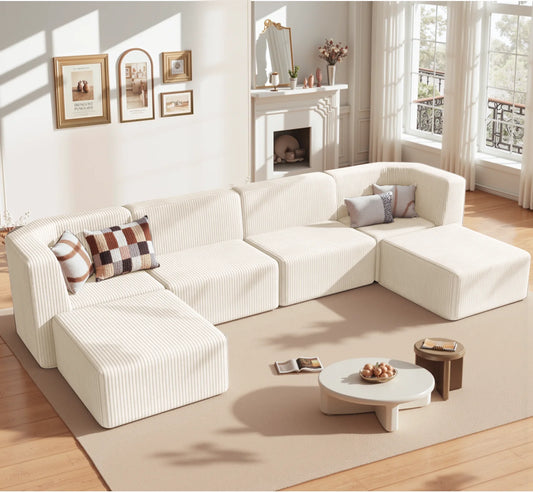 Gaildon Corduroy Sponge Sofa Lounge Chair Fluffy Sleeper