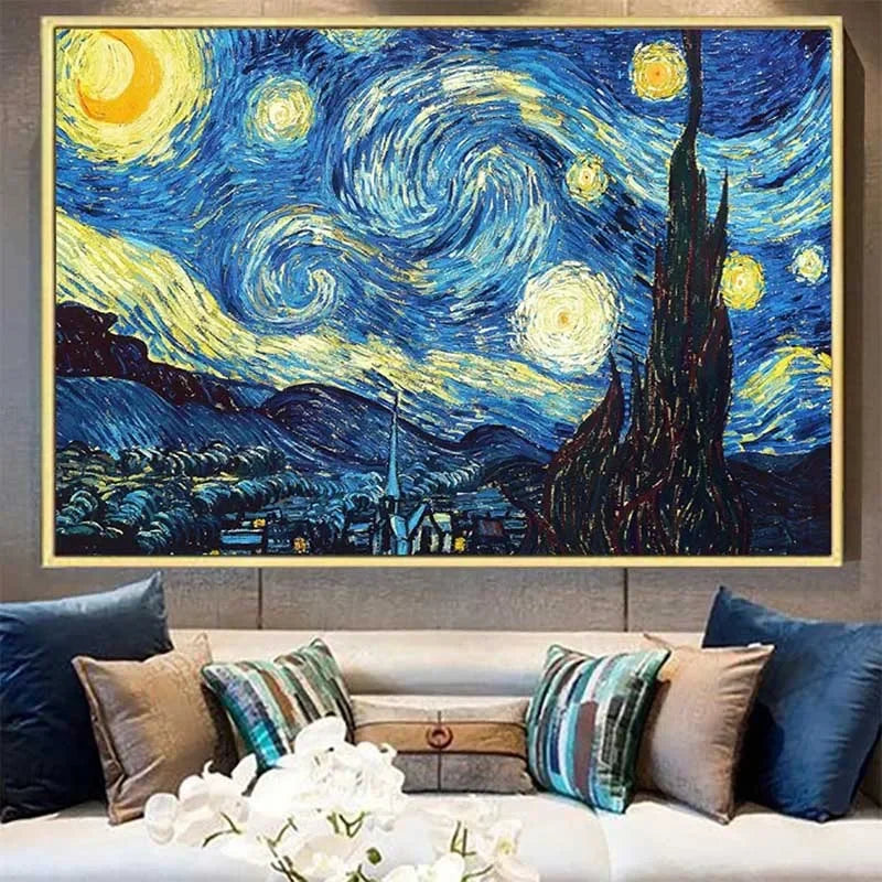 Van Gogh Almond Blossom Oil Painting Canvas Print Form