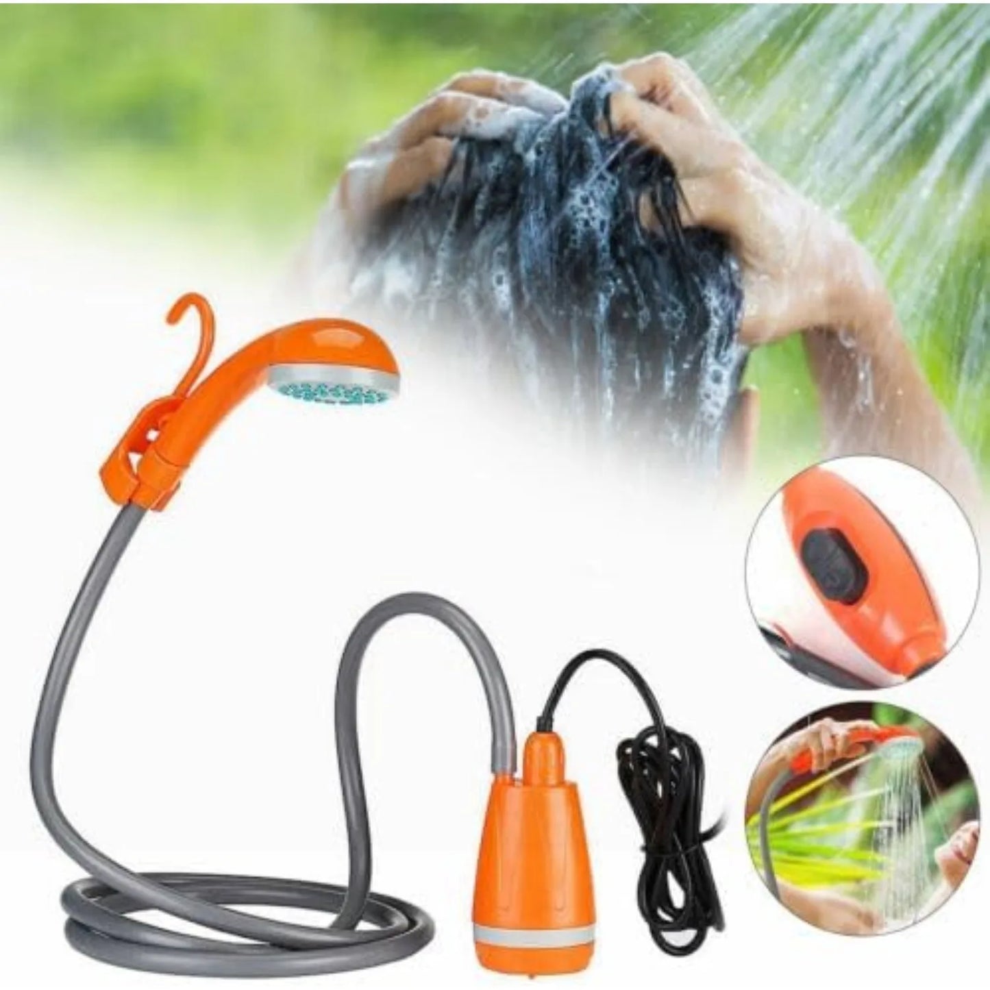 Hign-concerned Portable Camping Shower 62W Water Pump