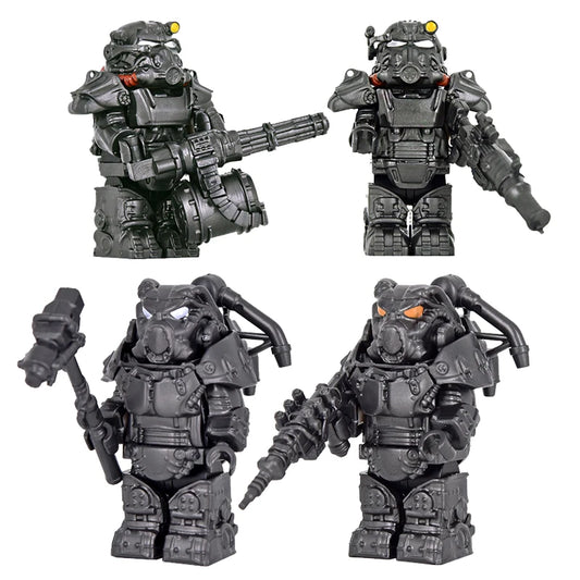 Military Soldier Mini Anime Action Figures Building Blocks